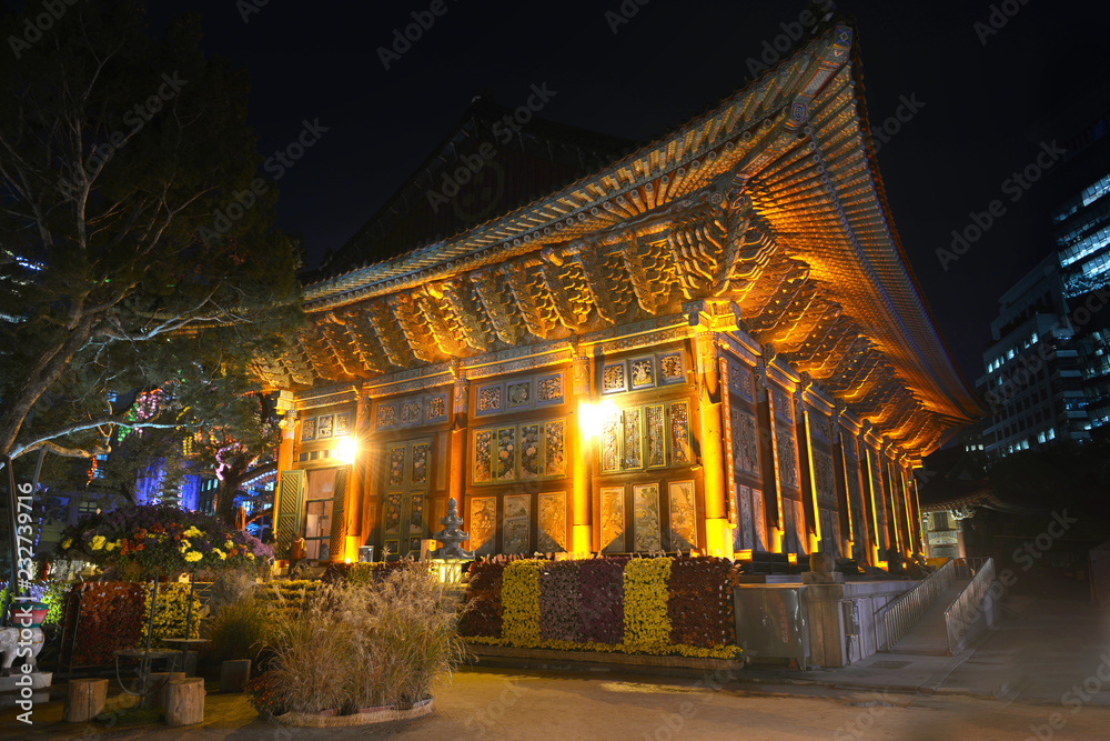 Jogyesa buddhism temple in Seoul, South Korea
