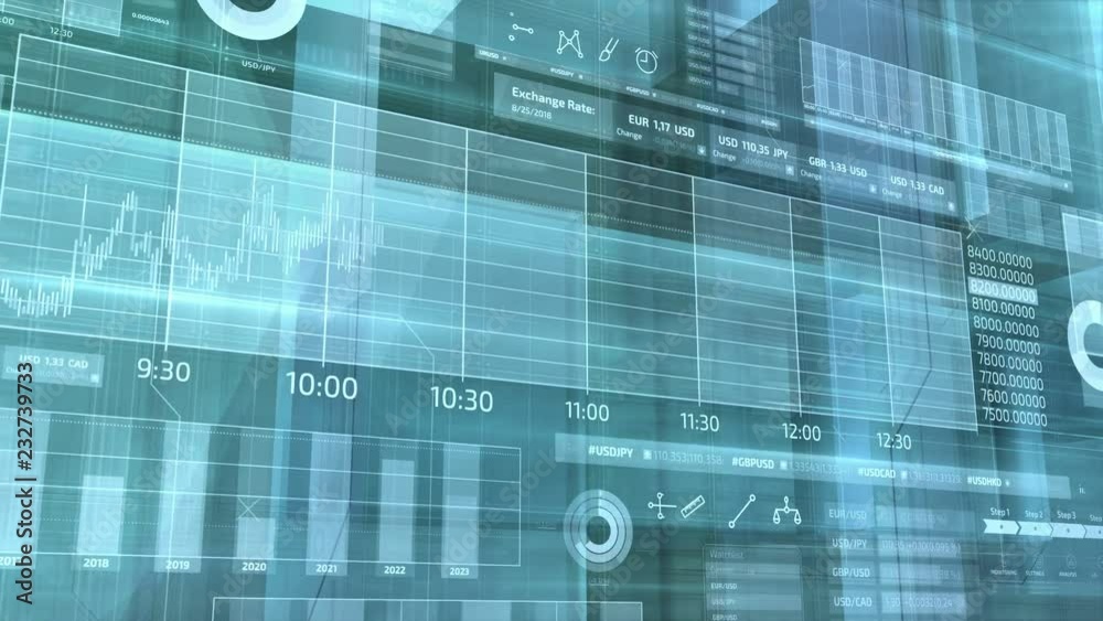 Abstract stock exchange infographics Abstract stock exchange infographics