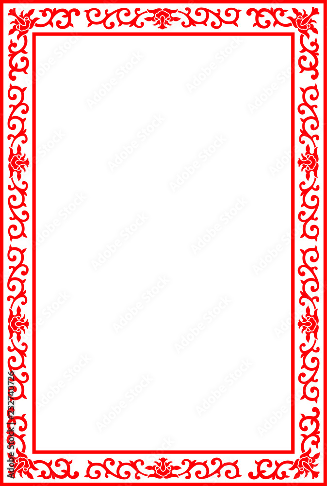 White Backgrounds With Red Borders