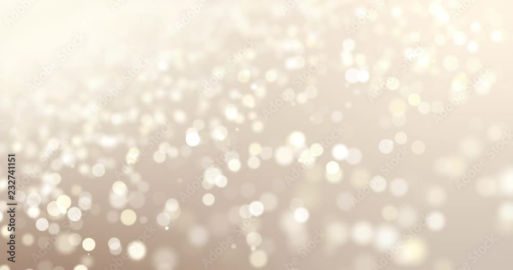Christmas background  - seamless loop particle dust bokeh closeup