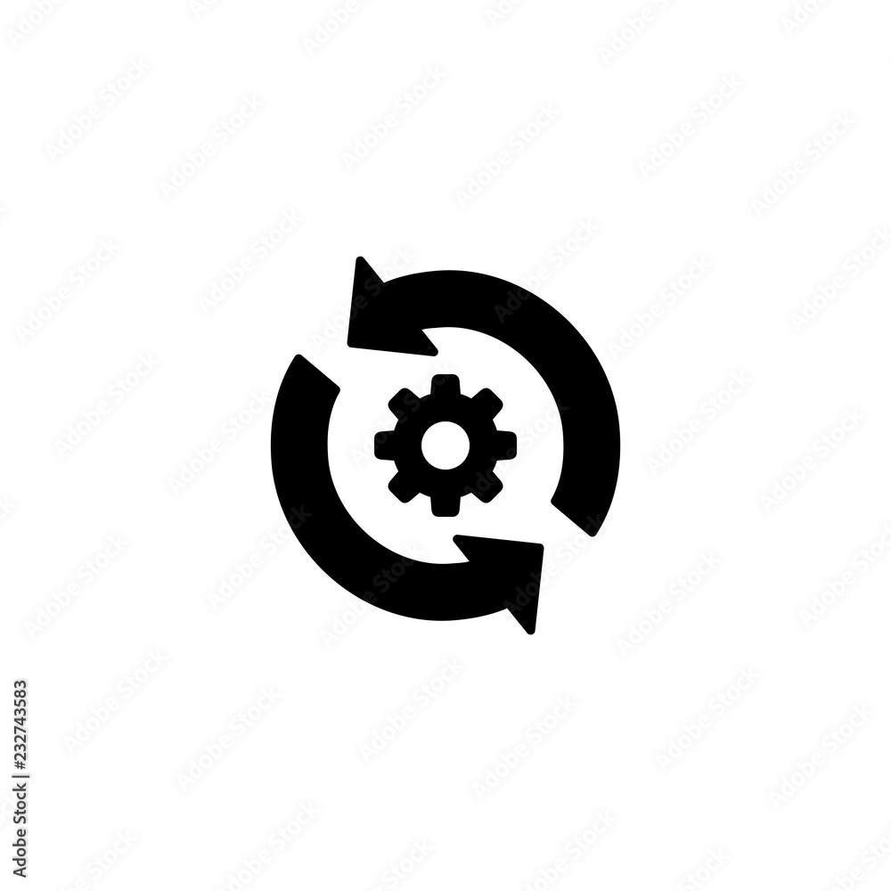 Conversion rate optimization icon illustration isolated vector sign symbol.Conversion settings Conversion rate optimization icon illustration isolated vector sign symbol.Conversion settings