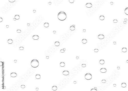 water drop on white background
