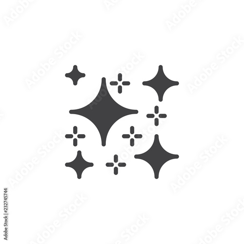 Stars bursting vector icon. filled flat sign for mobile concept and web design. Firework stars simple solid icon. Symbol, logo illustration. Pixel perfect vector graphics
