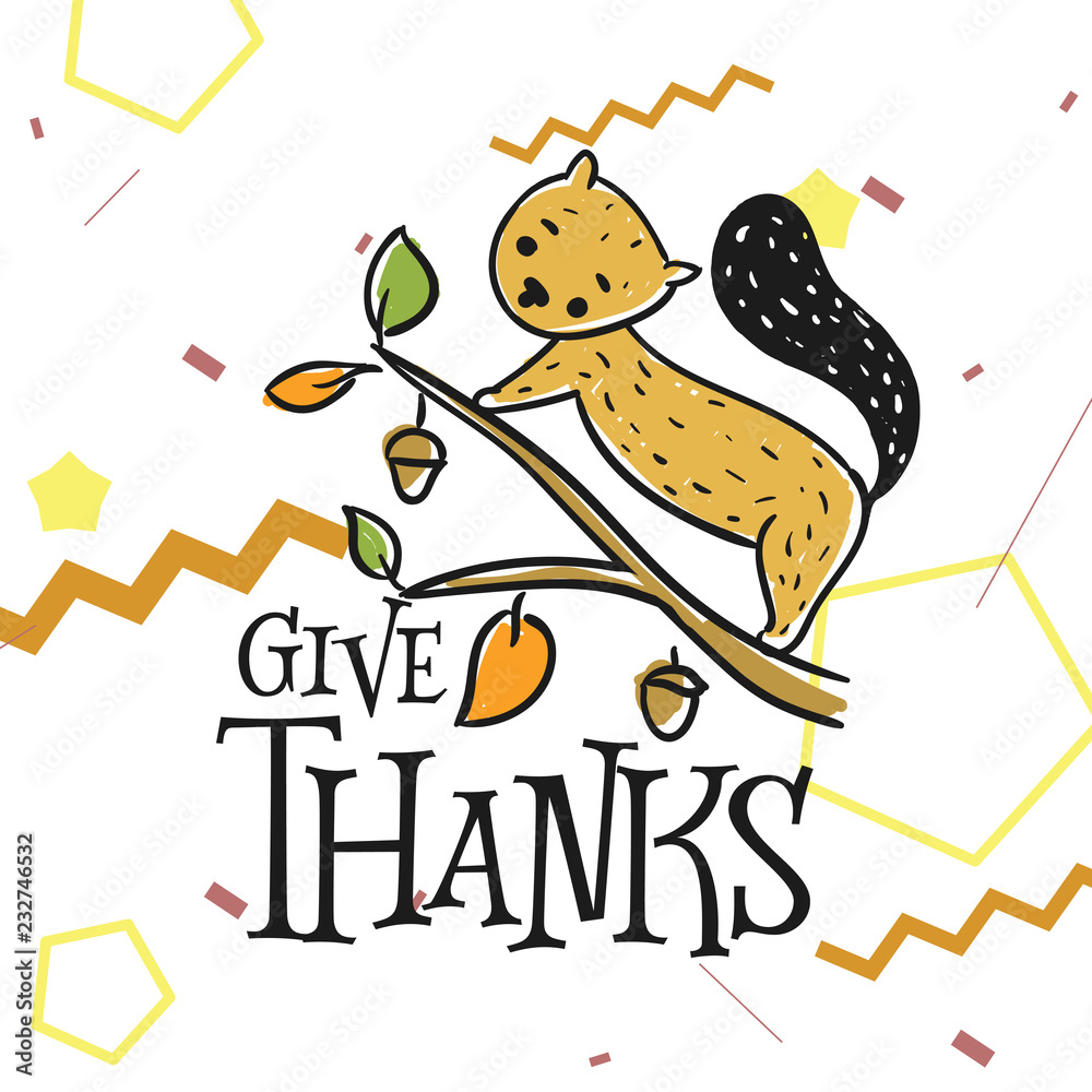 Happy Thanksgiving day typography. Happy Thanksgiving day typography.