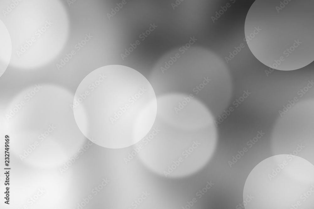 Gray bokeh blurred abstract for background Gray bokeh blurred abstract for background
