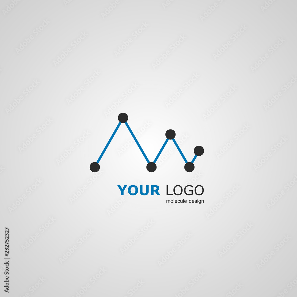 Connect abstract vector design Connect abstract vector design