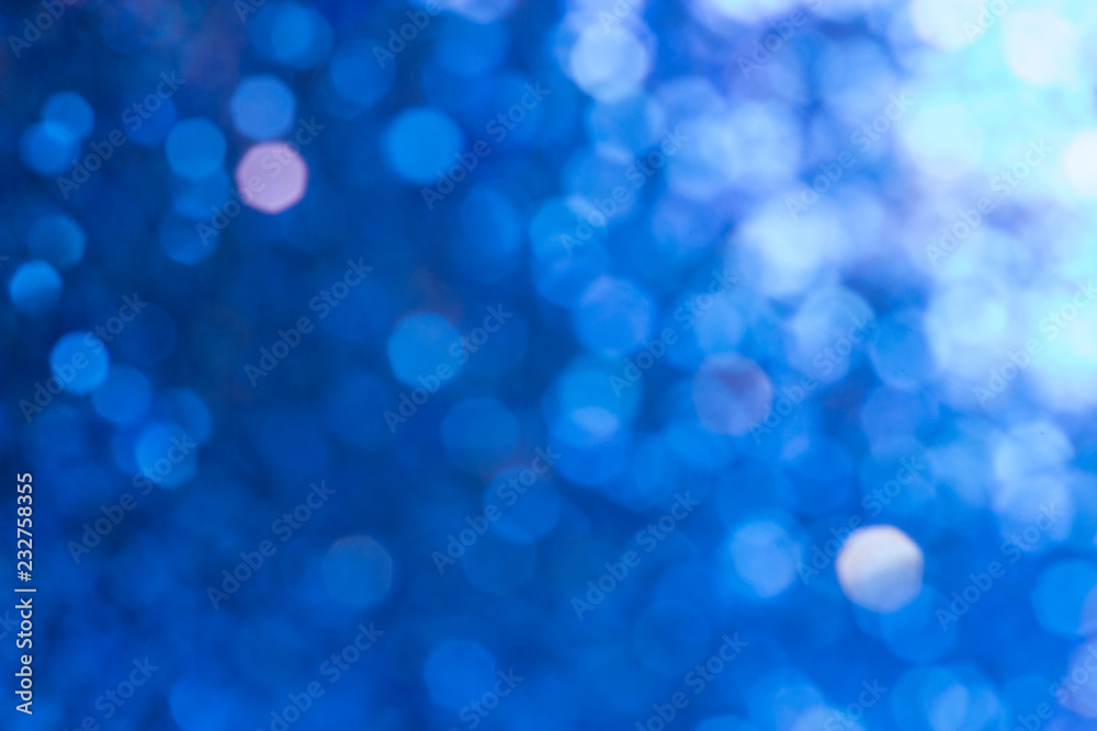 Blue Sparkles background. holiday background. new year background