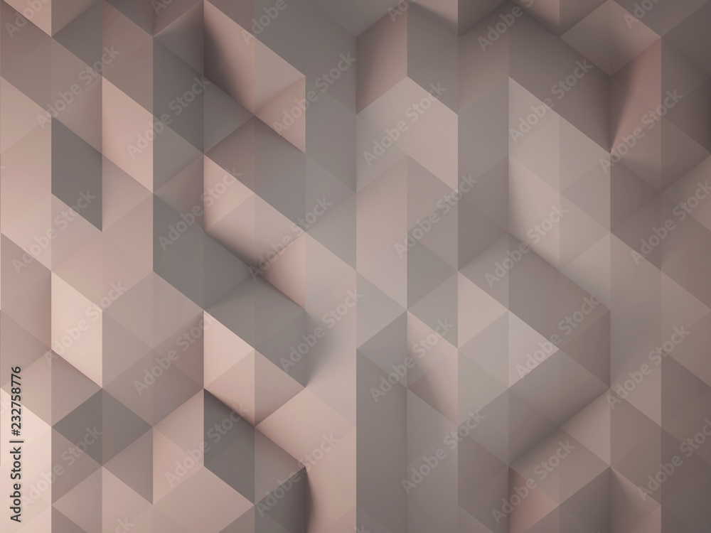 Colorful polygonal texture 3d illustration Colorful polygonal texture 3d illustration