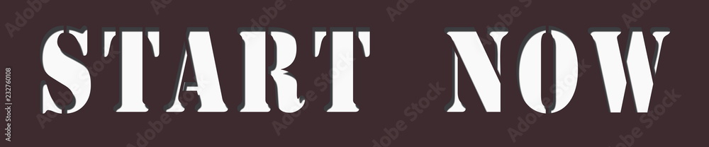 START NOW Banner Post Stamp START NOW Banner Post Stamp