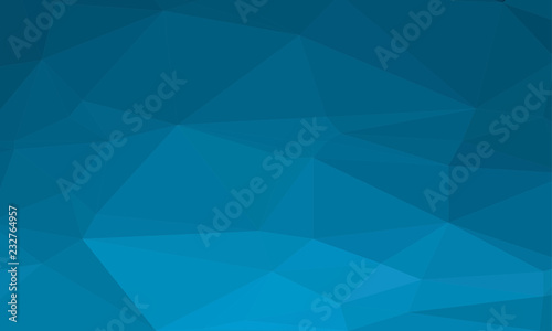 Abstract polygon blue background. Pattern composed of triangles.