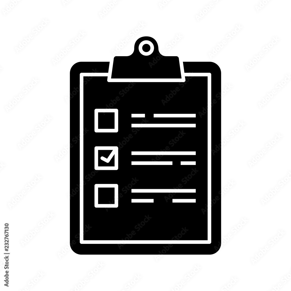 Task planning glyph icon Task planning glyph icon