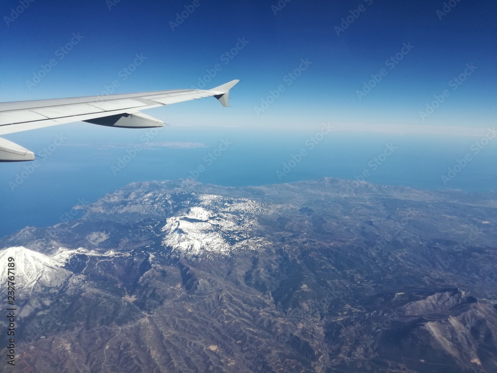 Flying Over Greece Flying Over Greece