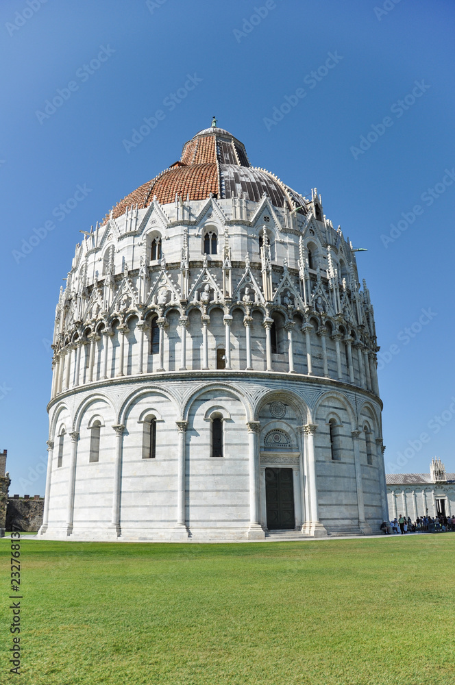 Pisa Baptistery of St. John in Pisa (Italy)