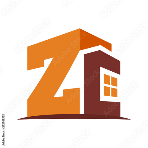 icon logo for the construction business, with combination of the initials Z & C
