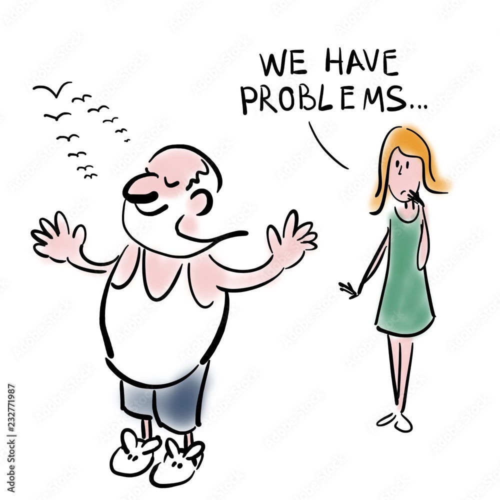 Elderly man with mental disorder Elderly man with mental disorder