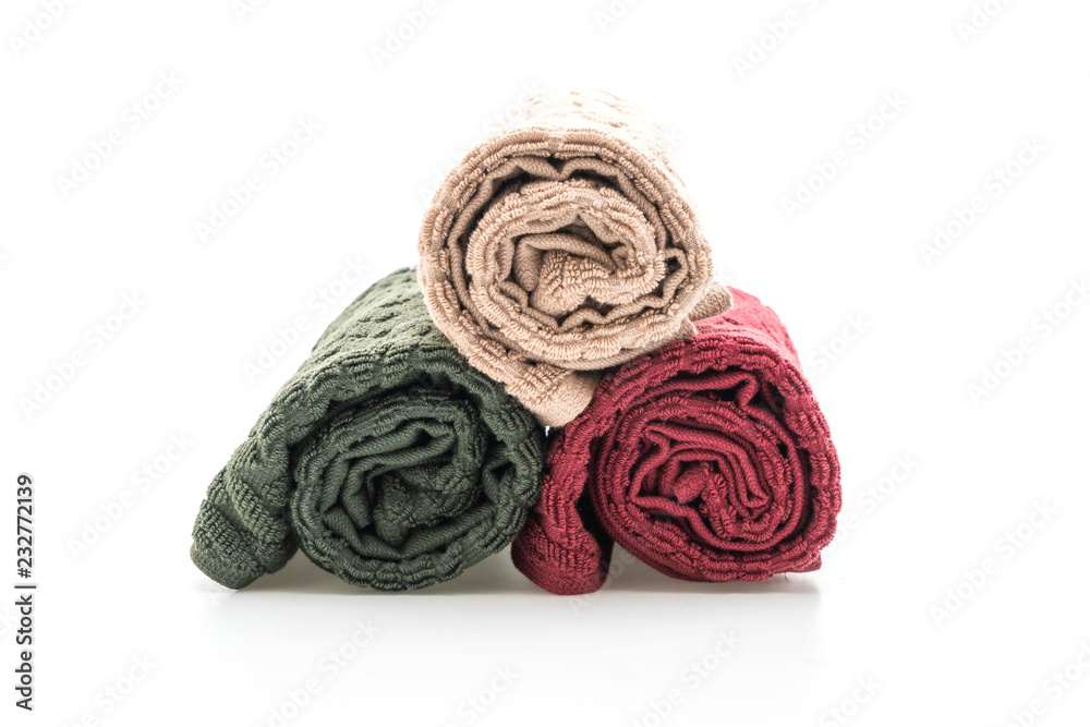 Fototapeta premium towel on white background