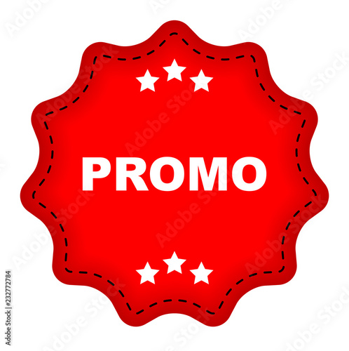red vector banner promo