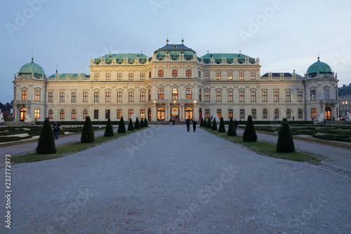 Bild auf Leinwand Belvedere Palace Vienna - AUSTRIA