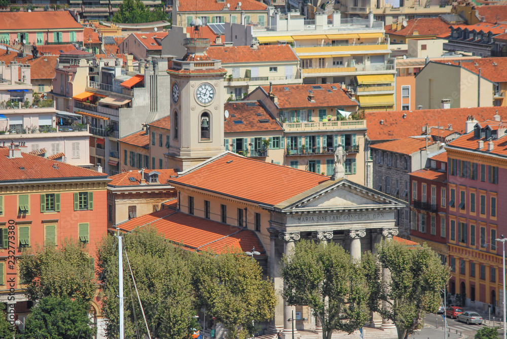 Église Notre-Dame-du-Port de Nice (église Notre-Dame-de-l'Immaculée-Conception)  Stock Photo | Adobe Stock