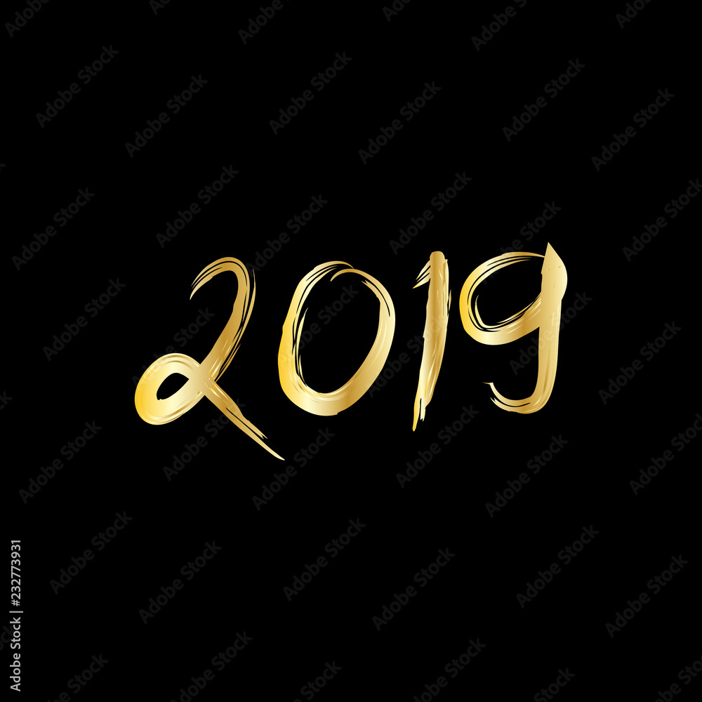 Happy New Year 2019 .