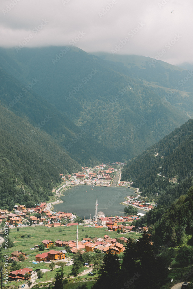 Long Lake Famous touristic place in Trabzon, Uzungol