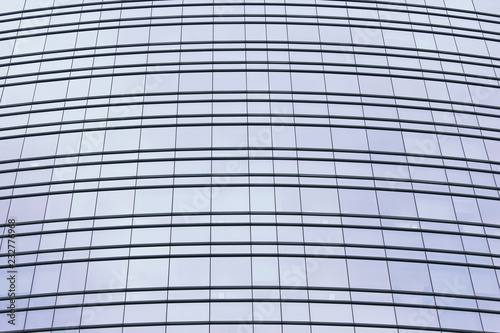 Contemporary design of glass skyscrapers  business background