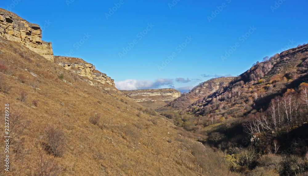 Mountain landscape of the North Caucasus, Kislovodsk 