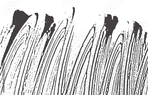 Grunge texture. Distress black grey rough trace. A
