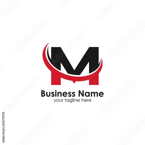 letter m logo template