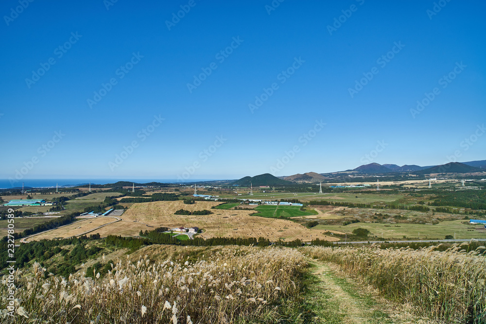 Landscape of western Jeju island, South Korea, Asia