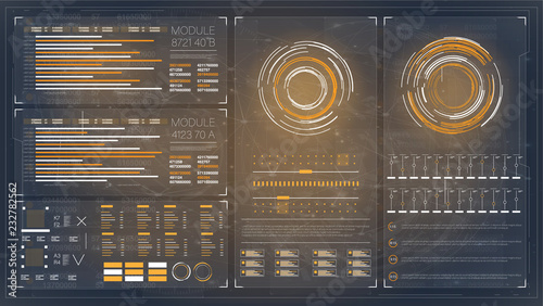 Hud app, great design for any purposes. Chat interface. Line graphic chat bubble text message. Hud ui.