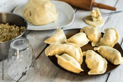 traditional polish cuisine - delicious, homemade dumplings