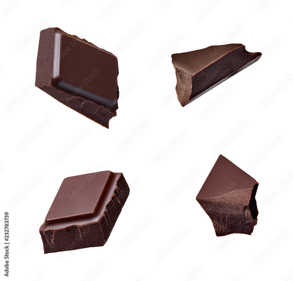 chocolate piece sweet food dessert falling chocolate piece sweet food dessert falling