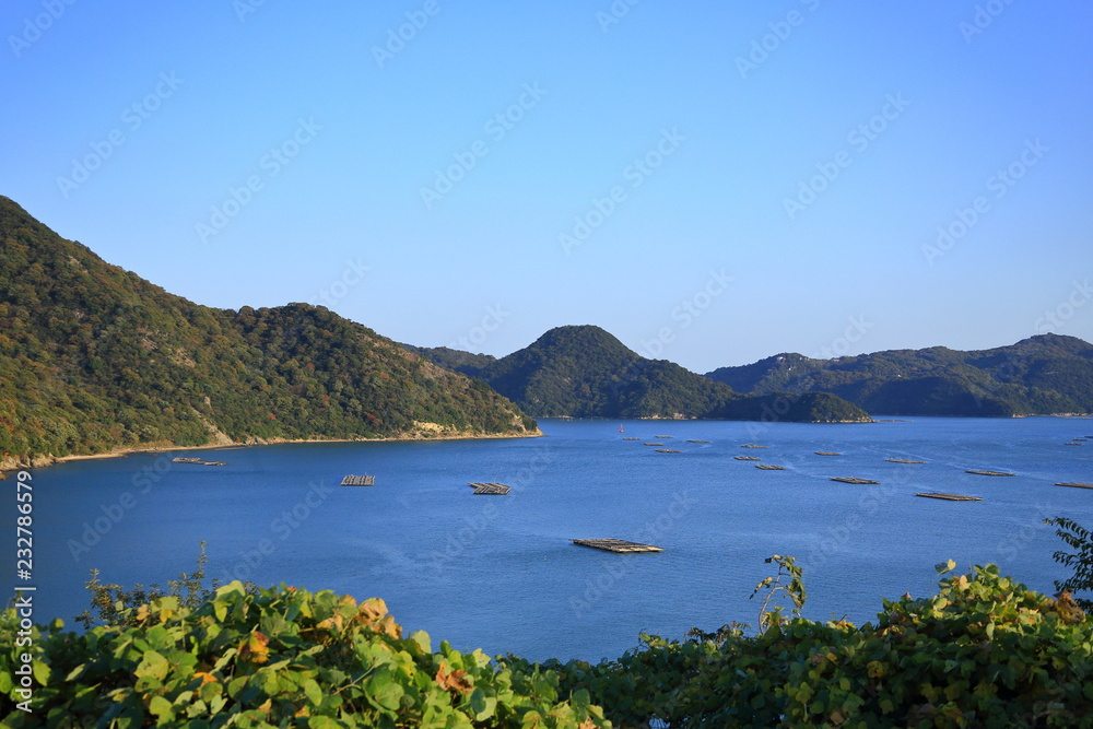 Katakami Bay in Okayama,Japan