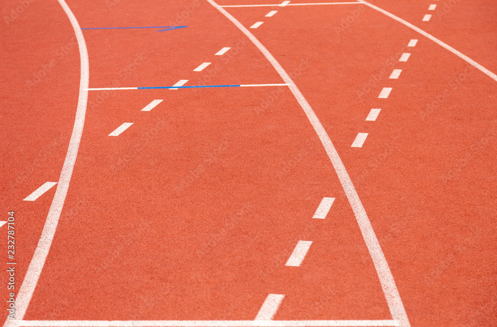 Running. Lines. Athletics. Sport. Stadium