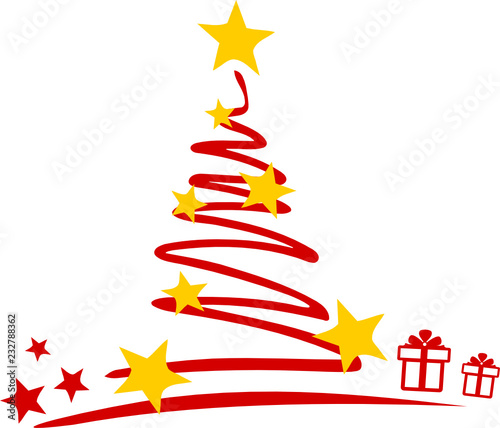 Abstract Christmas Tree