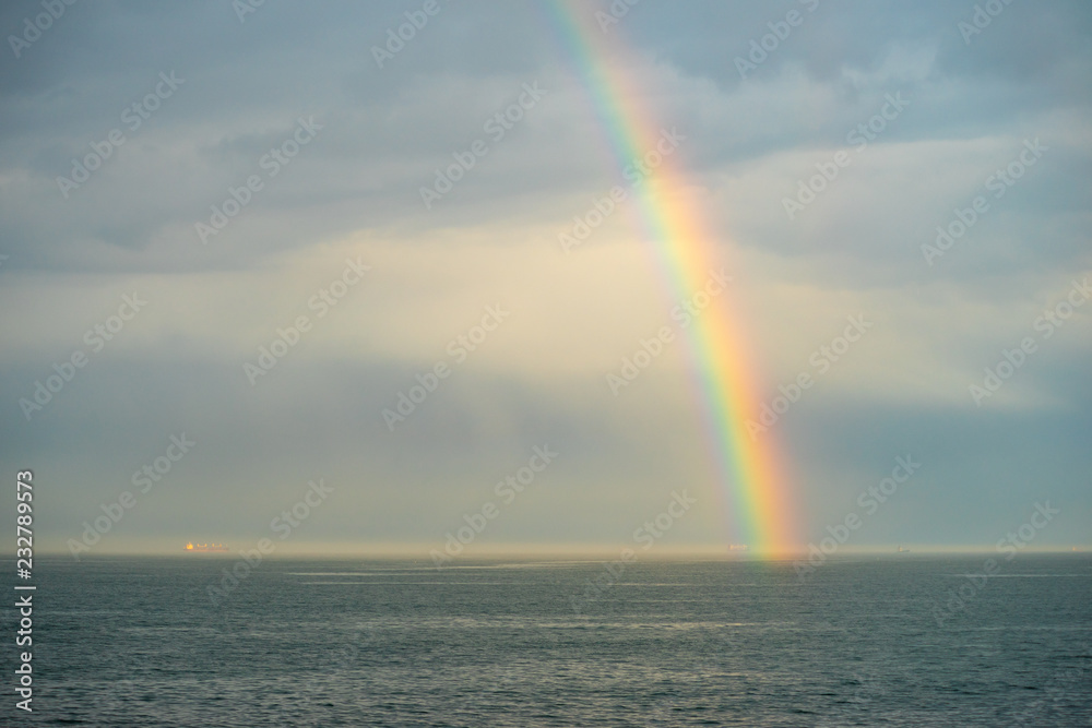 rainbow in the see