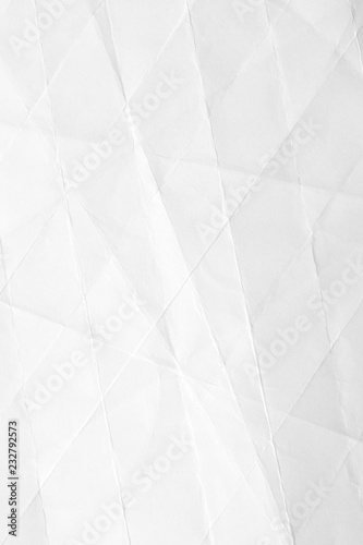 Texture of white paper. Background with kinks and blur for various purposes.