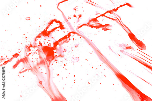 Abstract red watercolor paint splash background. red watercolor splash isolated on white