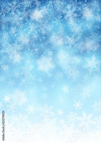 Background with Snowflakes