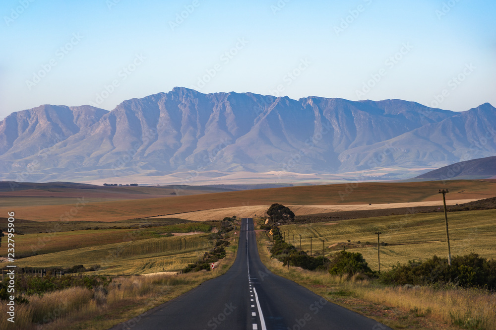 road to the mountains in africa