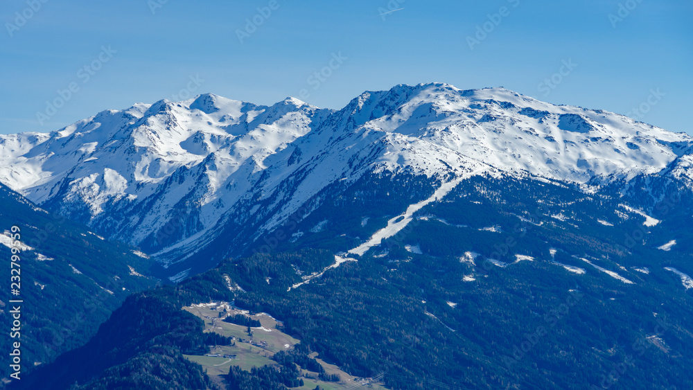 aerial view of mountains