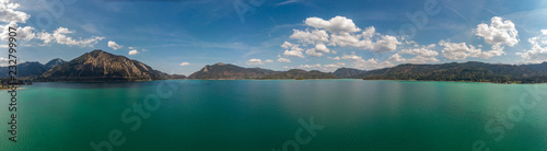 lake in the mountains panorama