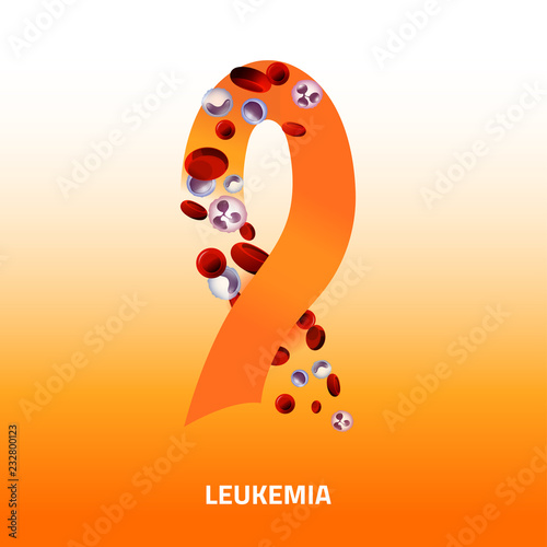 Leukemia vector icon