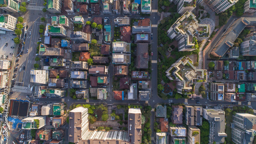 aerial view of hong kong city