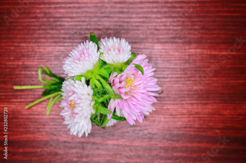 small bouquet of chrysanthemums flowers