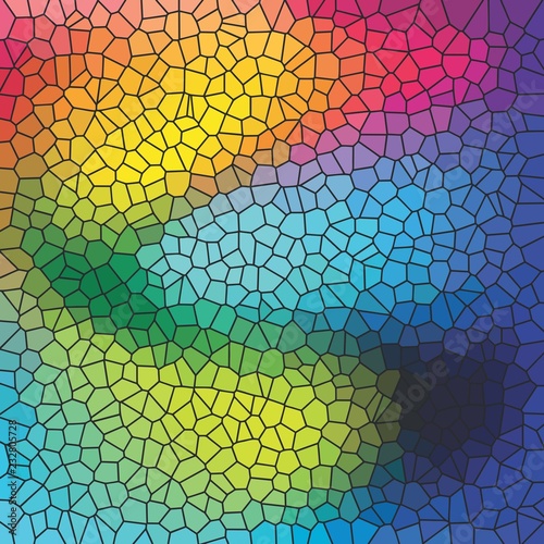 Colorful background with imitation of colored glass.