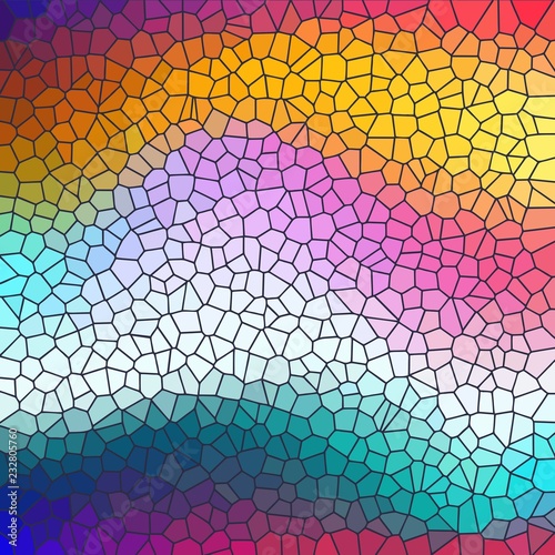 Colorful background with imitation of colored glass.
