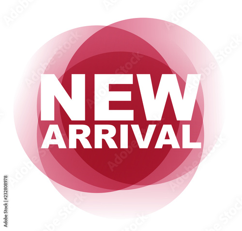red vector banner new arrival