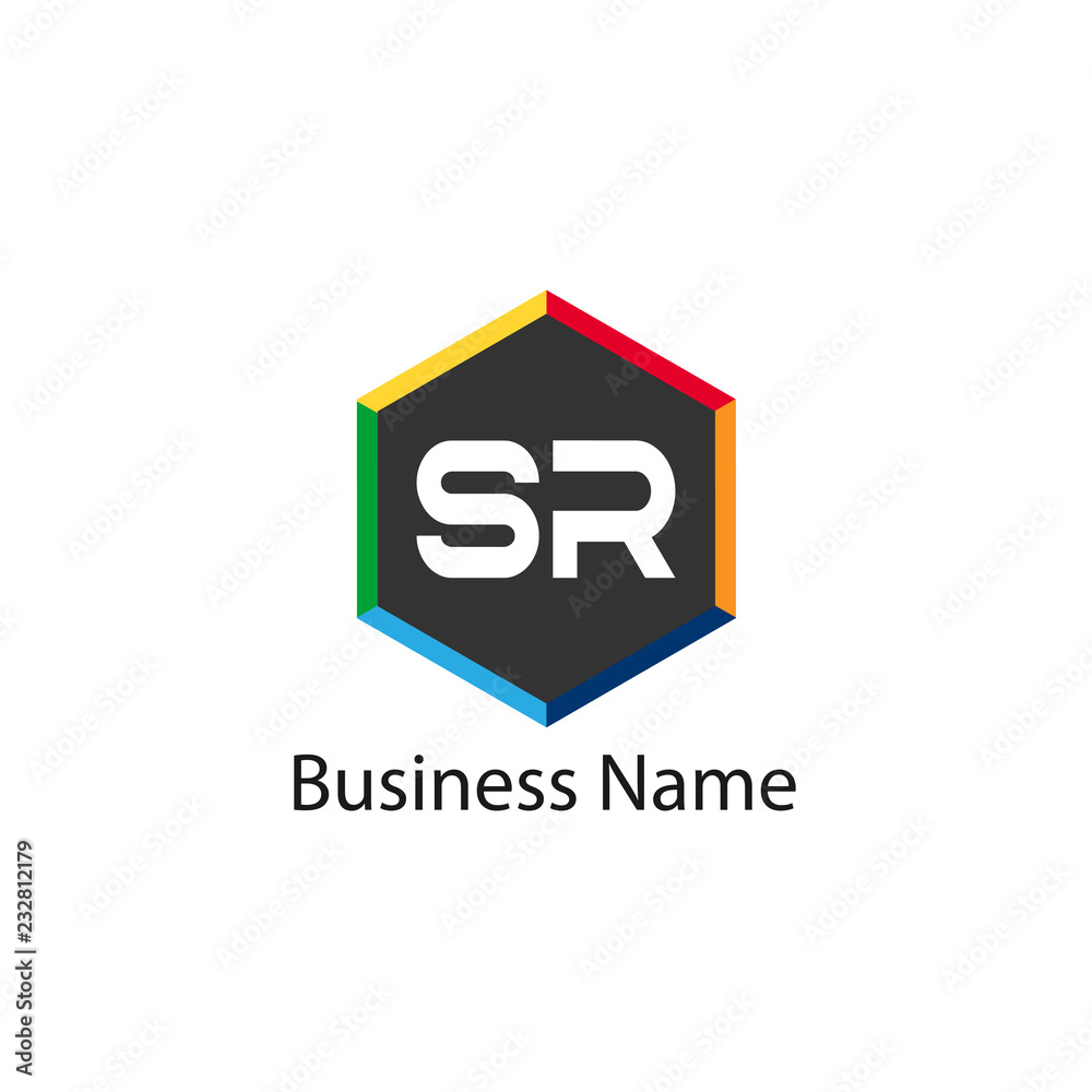 Initial Letter SR Logo template design Initial Letter SR Logo template design
